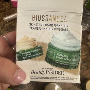 Biossance Green and White Eye Cream